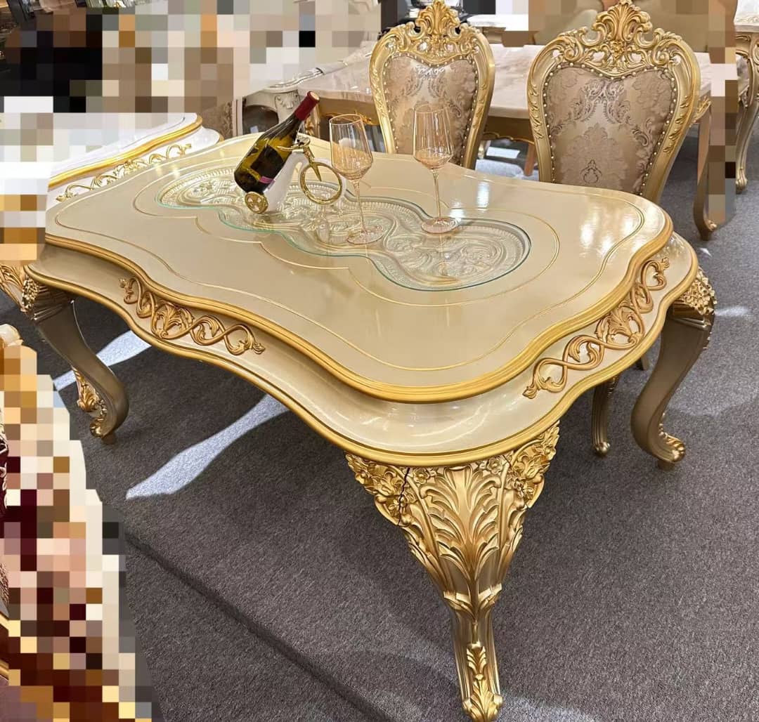 Royal Dining By 6 Elegnant leg